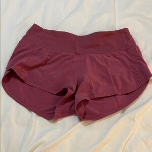 Lululemon Athletica Pink Athletic Shorts
